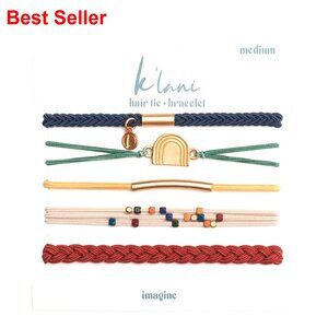 Metal Hair Tie Bracelets, Elastic Hair Bands, Stretch Bracelets